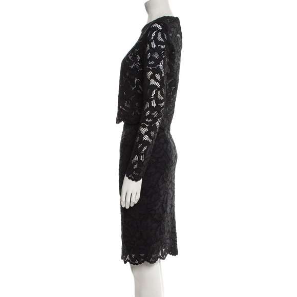 Sandro two piece lace long sleeve top and skirt - size 1 - Picture 2 of 16
